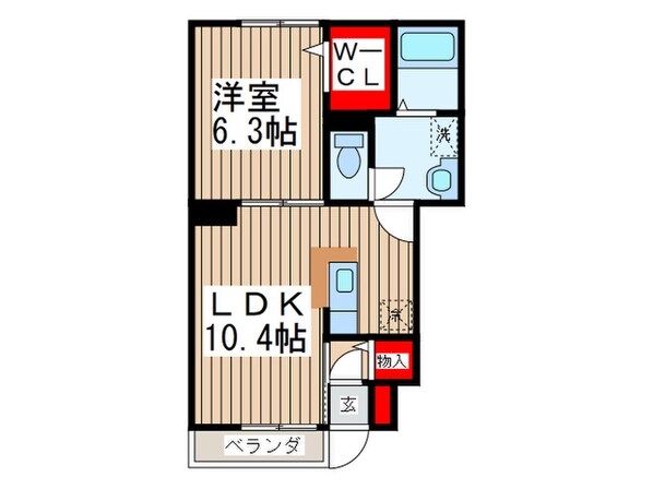 コンフォ－トグレイスCの物件間取画像